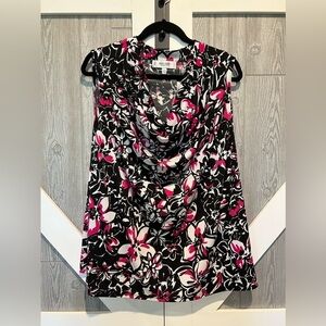 125. Jones Studio Cowl Neck Sleeveless Blouse 24W